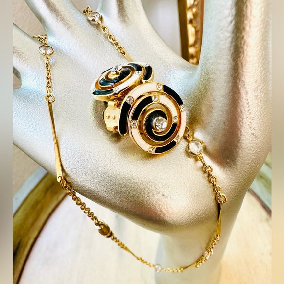 Vintage Rhinestone Earrings & Dainty Crystal Necklace - Picture 17 of 17